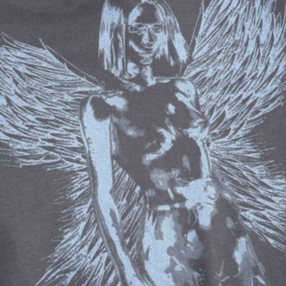 NWT Cider Angel Graphic Pattern Oversized Hoodie L - Picture 5 of 13